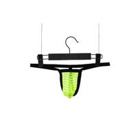 NYK men's thong panties are sexy and breathable low-rise U-convex new T-pants. M geltona