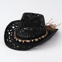 Unisex Western Cowboy Hat Wide Brim Summer Outdoor Beach Sun Protection Hat OneSize juoda