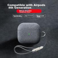 AirPods 4 Case, Apple Fourth-Generation Earphone Cover, Noise-Cancelling Bluetooth Box, Plush Anti-Dust Anti-Fingerprint Niche Outer Shell
