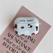Smorss Silicone Case for AirPods 4 - Cute Creative Matte Soft Cover with Dog Design, Shockproof Wireless Bluetooth Earphone Case