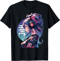 Manga Anime Aesthetic Cyberpunk Techwear Harajuku T-Shirt 3XL
