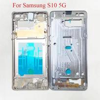 Middle Frame Bezel For Samsung Galaxy S10 5G Bracket LCD Display Refurbish Replacement Parts S10 5G Black