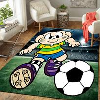 1pc Football Player Stadium Carpet Rug for Bedroom Living Room Decor Sofa Home Game Area Rug Non-slip Floor Mat. DT7160147 40cm x 60cm