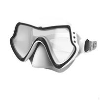 Anti Fog Swim Visor Wide Vision Nose Cover Snorkel Mask Clear Lens Full View Goggles for
