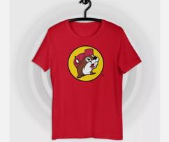 Buc-ees Red Unisex T-Shirt Texas Travel Souvenir L