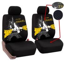 Car Seat Protector Kit - Front Buckets + Rear Bench + Headrests