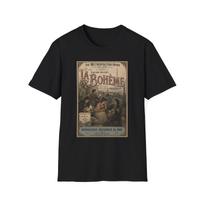 La Boheme Opera Poster T-Shirt | Metropolitan Opera fan fiction Design S