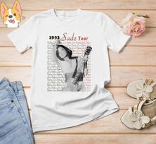 Sade 1993 Love Deluxe Tour White Cotton T-shirt S-234XL PP615 XL