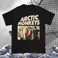 Vtg Arctic Monkeys Band Heavy Cotton Black S-5XL Unisex Shirt C311 S