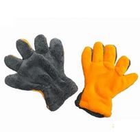 2Pcs High Absorbency Double-sided Five Finger Gloves Vehicle Cleaning Gloves  Detailing Washing 2Pcs