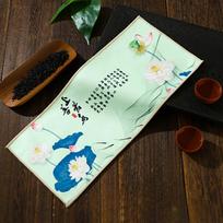 Super Absorbent Thick Household Table Cleaning High-end Tea Set Accessories Tea Napkin Table Mats Tea Towel Rag
