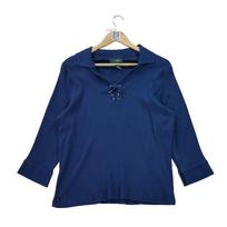 Long Sleeve T-shirt Women Navy XL