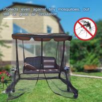 Outdoor Camping Mosquito Net Portable Mesh Tent Foldable Swing Seat Bug Cover Rectangular Breathable Mosquito Control Net Tent China Mainland