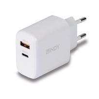 Lindy 73428 Universal Fast Charging Usb Charger White