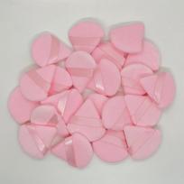 30/50/100Pcs Triangle Velvet Powder Puff Make Up Sponges for Face Eyes Contouring Shadow Seal Cosmetic Foundation Makeup Tool white