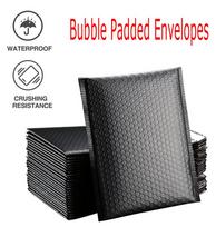 50Pcs Bubble Mailers Padded Envelopes Lined Poly Mailer Self Seal Black juoda