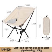 Lauke nešiojama stovyklavimo kėdė Oksfordo audiniu sulankstoma pailginama sėdynė žvejybai BBQ Picnic Beach Ultralengvos kėdės