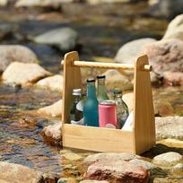 Outdoor Seasoning Basket, Picnic Storage Basket Cutlery Condiments for Beverage