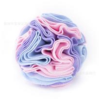 Dog Sniffing Ball Puzzle Toys Increase Iq Slow Dispensing Feeder Foldable Dog Nose Sniff Toy Pet Training Games Intelligence Toy 10cm