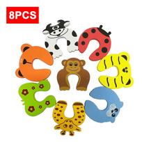 8Pcs Finger Pinch Guard Door Stopper EVA C Shape Protection Baby Safety Foam Door Clamp Child or Pet From Getting Locked In Room