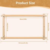 Embroidery Frame Needlepoint Embroidery Tapestry Scroll Frame Beech Wood Cross Stitch Frame Removable