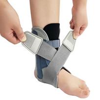 1Pcs Sports Ankle Brace with Aluminum Strip Support for Sprained Joint Pressurized Fixed Ankle Protection pilka spalva