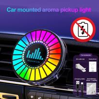 Muzikos ritmo šviesų oro gaiviklis automobiliui 26 Colorfor Led Car Atmosphere Garso valdymas Balso ritmo Aplinkos pikapas lempa