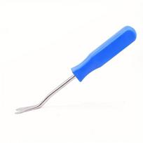 Automotive Panel Removal Pliers, Trim Fastener Removal Tool, Slotted Nail Extractor, Durable Pry Bar, Suitable for Door Panels, Interiors mėlyna