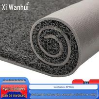 Commercial Outdoor Anti-Slip PVC Coil Mat 80x150cm pilka