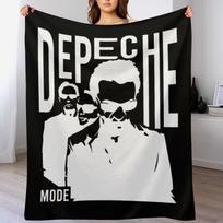 depeche synthpop mode Throw Blanket Shaggy Furry Soft Blanket for Bedroom Living Room Size: 75*100cm, Weight: 230 GSM