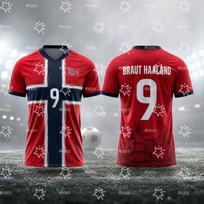 2026 Norwegian national team football jersey Soccer Kit Summer Sports Men's T-Shirt Kid's Clothing Tee Woman Cycling Jersey L