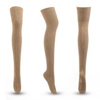 Thigh Highs Socks Long Stockings Sexy Over Knee Socks Cotton All-Match Solid Color Knitting Warm Women Japanese Leg Warmer One Size