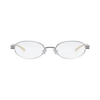 Gentle Monster Lolos 02 Silver Clear Unisex Eyewear ONE SIZE sidabras