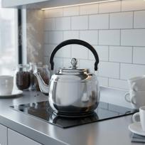 Steaming Kettle Whistle Notification Stainless All Stovetops Compatible Water 5L