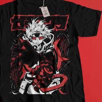 Dark Manga Aesthetic T-Shirt, Grunge Anime Graphic Tee, Streetwear Trash Punk Style Shirt, Japanese Urban Fashion, Otaku Unisex Gift XL