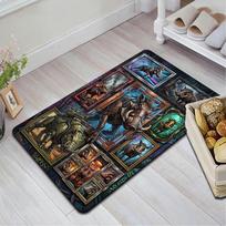 Cybernetic Boar Gallery Pattern Rug Floor Mat for Living Room or Bedroom Soft and Comfortable Carpet a Gift for Birthday and Holiday. 40x60cm( 15x23in ) įvairiaspalvis