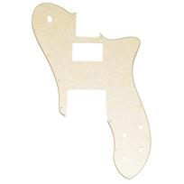Musiclily Pro Telecaster for Fender Tele Custom electric aged white pearl 16-hole pickguard, 1-humbucker mount, American/Mexican '72 guitars, 4P.