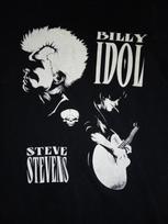 Vintage Billy Idol Steve Stevens Cotton Full Size Unisex Black Shirt S