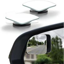2Pcs Frameless Wide Angle Mirrors Adjustable Small Round Mirrors  for Safety Driving 2pcs
