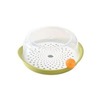 Food Grade Microwave Heating Steamer Quick Cookware Microwave Steamer  Kitchen Use žalia
