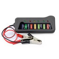 12V Car Battery Tester Digital Alternator 6 Led Light Diagnostic Tool