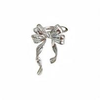Finger Adjustable Tassel Bowknot Rings Geometric Design Adjustable Bow Ring  For Girls Bow