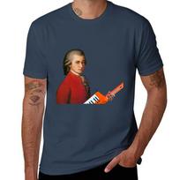 Mozart with a keytar TShirt Gym Wear Breathable Short Sleeve Tee S