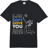 Wanted Soft Serve Cool Volleyball Gift Comfort Colors Adult Heavyweight  Unisex T-Shirt XL