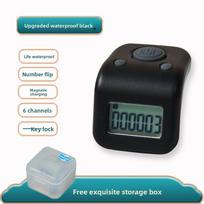 Rechargeable Lap Counter Waterproof Finger Counters Portable Sports Point Counter  for Swim Laps juoda