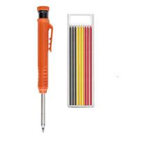 10Pcs Long Nib Mechanical Carpenter Pencil Woodworking Pencil  Architect Use