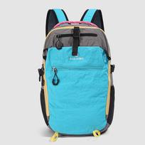 Outdoor Stitching Color Block Backpack Travel Backpack Nylon Large Capacity Backpack mėlyna