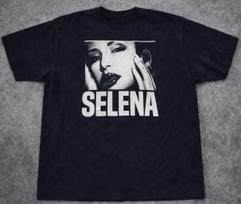 Selena Quintanilla Graphic T  Mens Large Black Vintage Style Music Tee Unisex T-Shirt M