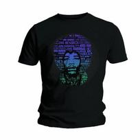 Jimi Hendrix Afro Speech Rock Experience Unisexs TShirt L