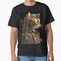 Steampunk Animals Mechanical Cats 10 Classic Made In Usaaus Tshirt S2xl S